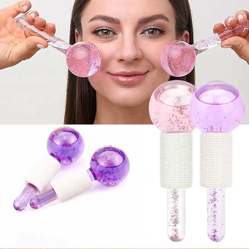 Kit Massageador Facial Duo Cristal